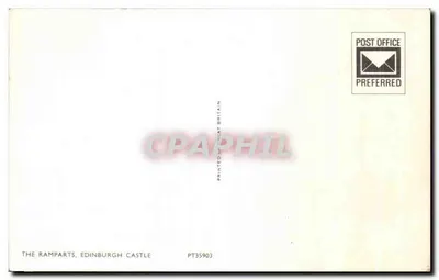 Zamkowe murawizy Edynburga — zamek i armaty — PT35903 — Rewers