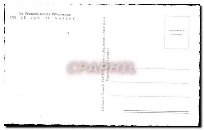 O Lago de Narlay — Dole (Jura) — Edição E. PROTTY, série 3705 — Verso