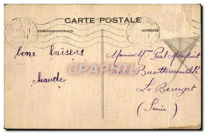 Trouville "A Rainha das Praias" — Tempo forte na Ponte de Passeio — C. M. Le Havre, n°267 — Verso