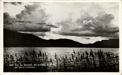 Lago do Bourget, fim de tempestade, à direita do Grand Colombier — Edição de Fugues, n° 5379