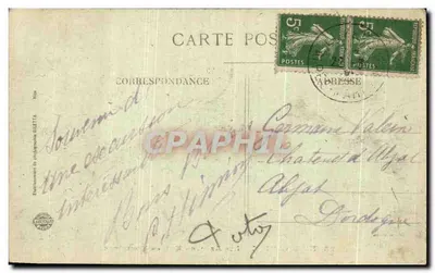 Nice Cimiez — Les Arènes — Ruiny rzymskie — Wydawca Giletta, nr 38 — Rewers