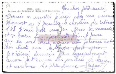 Piazza dei Cordeliers — Lione — Edizioni del Chemin-Neuf — Verso