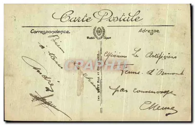 Paris (XVe) — A Torre Eiffel — Li. — Imp. Denty Fils & Cie, Paris — Verso