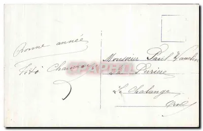 Dois crianças — Boa Ano — Saunacophot, n° 407/14 — Verso