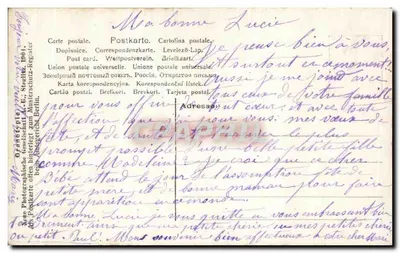 Matka i wnuczka — troskliwa scena — n° 479/2 — Rewers