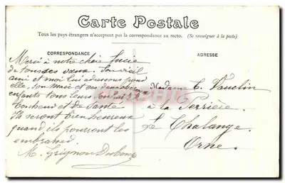 La Sarthe — Rillettes des Petits Gourmets — Foto-Coul. J. Bouveret, Le Mans — Verso