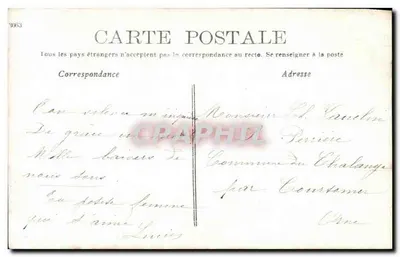 Donna e bambina che scrivono una lettera — editore ATS n°714 — Verso