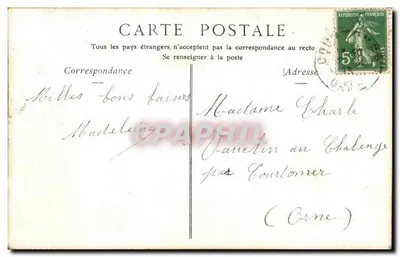 FUTURE ÉTOILE — menina pequena tocando piano — H. Mannus, S. 49 — Verso