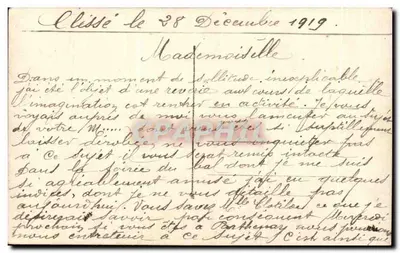Eu ofereço minha alma — jovem casal ao ar livre — DIX PARIS 1177 — Verso