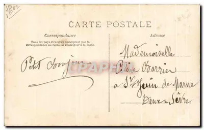Coup de coração — 1º DE ABRIL — A.N. Paris n°390 — Verso