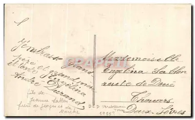 Una giovane donna con un cesto di fiori — Calife, n° 217 — Verso