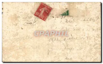 Casal nevado — Boa Ano 1917 — J.K. n° 9171 — Verso