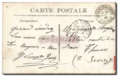 Mulher em vestido rosa segurando um pequeno baleia — texto impresso e manuscrito — editor AXS n°780 — Verso
