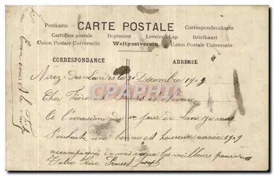 Criança com sua primeira pipa — Paris — Jomnier, n° 509 — Verso