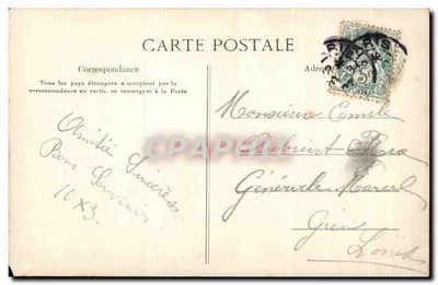 Jovem mulher com buquê — poema impresso — editor L.D. n°4091 — Verso