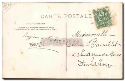 Para z rybą — 'Słuchajcie swojego miłującego serca...' — A.N. PARIS, n° 512 — Rewers