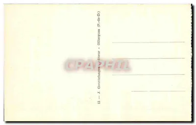 Zamek Tournoël — Poetyczna Auvergne — wydawca J. Gouttefangeau (P.-de-D.) — Rewers