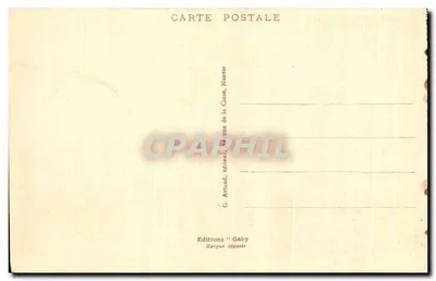 Caen — Katedra Trójcy Świętej (Abbaye aux Dames) — Gaby, Nantes, nr 129 — Rewers