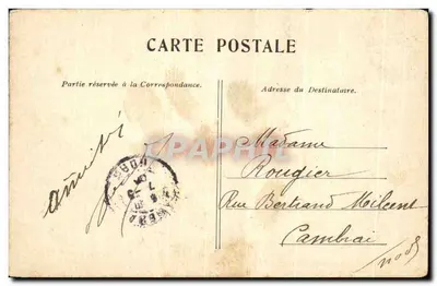 Paryż — Arc de Triomphe de l'Étoile — Paryż S. Mar. 1906 — Rewers