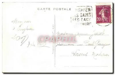 Enghien-les-Bains — El Casino Municipal — A.C. 3 — Reverso