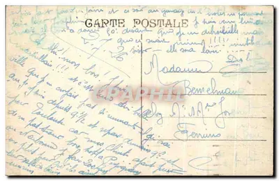 Marseille — A Catedral — República Francesa — Verso