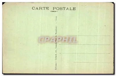 Lyon — au parc — le lac et l'embarcadère — Éditions J. Cillard, Lyon — Verso