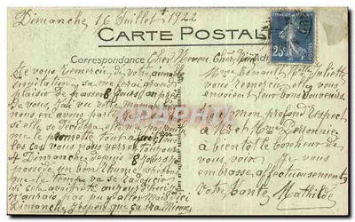 Bagnoles-de-l'Orne — Hotel Termal widziany z Wzgórza Zakładu — LL. n° 274 — Rewers