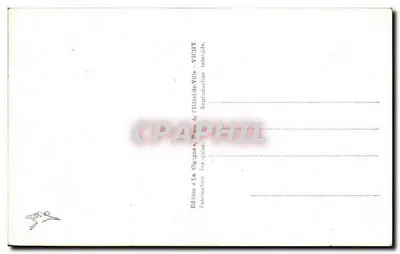 Vichy — Fonte da Grande Grille — A Cegonha — Verso