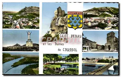 Saint-Peray e as Ruínas de Crussol — Vivarais — Les Éditions Cellard