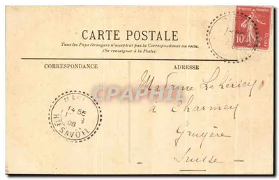 LAC D'ANNECY. — Duingt. — O Castelo. — LL. — N° 121 — Verso