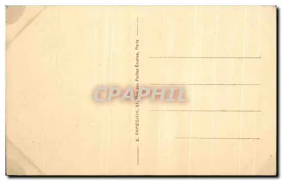 Parco del Petit Trianon — Il Tempio dell'Amore — Editore E. Papeghin, Parigi — Verso