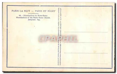 Onze Lieve Vrouw van Parijs — Nachtverlichting — Patras — Achterkant
