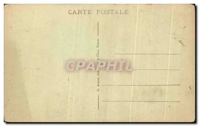 Beauvais — O Palácio de Justiça — G. Arnaud, Nantes — Verso