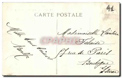 Blois — Terrasse de l'Evêché — éditeur anonyme, n° 74 — Verso