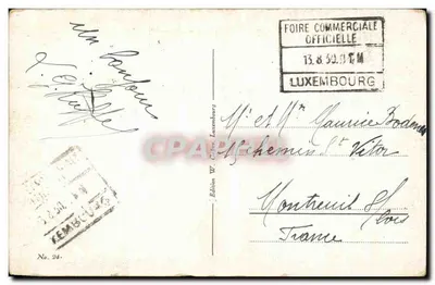 Luxemburg. Wieża Hiszpańska z Pfaffenthal — Wydawnictwo W. Caffier Luxemburg, nr 24 — Rewers