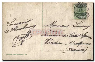 Strasburgo — La Piccola Francia — Hermann Tietz, Strasburgo i. Els. — Verso