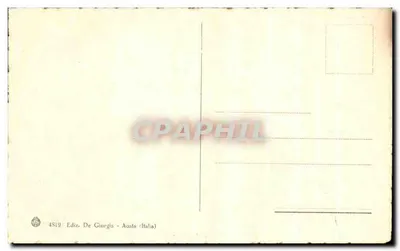 Aosta - Ruinas del Teatro Romano — editor De Giorgis, n° 4819 — Reverso