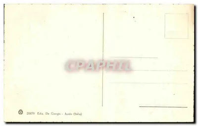 Aosta - Priorato de S. Orso — editor De Giorgis, n° 24470 — Reverso