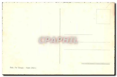 Aosta - Puertas Pretorianas — editor De Giorgis, Aosta (Italia) — Reverso