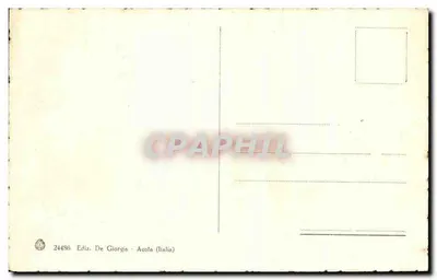 Aosta - Monumento a S. Anselmo e Grande Seminário — Éditeur De Giorgis, n° 24486 — Verso