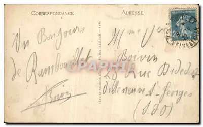Rambouillet — Il Parco — I Coquillages e il Fiume — LL — Verso