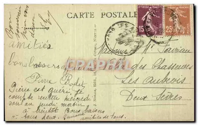 Croix-de-Vie em Sion (Vendée) — A Corniche — O Chalé 'Marguerite' — Verso