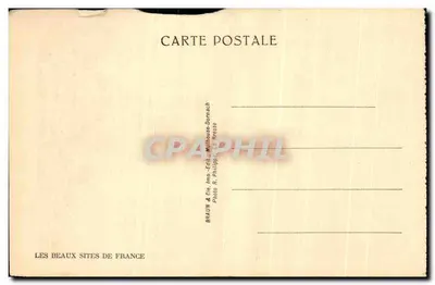 Bilhete postal antigo La Bresse O Calvário — Verso
