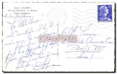 Przełęcz Portillon — Droga — C.A.P. (wydawca) — Rewers