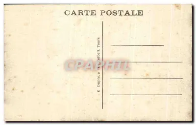 Tours (Indre-et-Loire) — A Praça do Palácio de Justiça e a Avenida de Grammont, lado Nordeste — A.P. — Verso