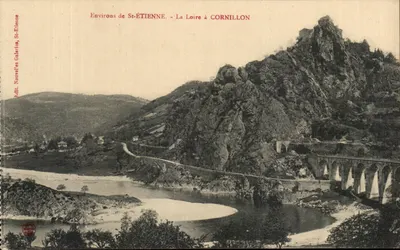 A Loire em Cornillon — Arredores de St-ÉTIENNE — Edição Nouvelles Galeries, St-Étienne