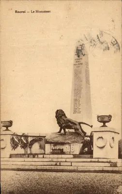Rocroi — O Monumento — Editor Charles Toulmier, número de série não visível