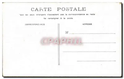 Paryż - Opéra — widok Pałacu Garniera — wydawca nieznany — Rewers