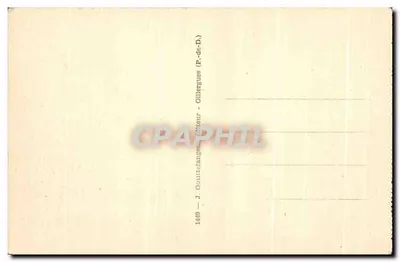 A Dente-do-Maraîs e o Lago Chambon — A Auvergne Poética — J. Gouttefanges, editor, n° 1449 — Verso