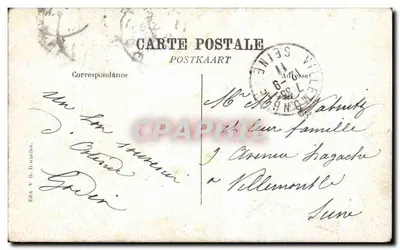 Ostenda, Nowa Poczta — wydawca V.G. Bruksel — Rewers